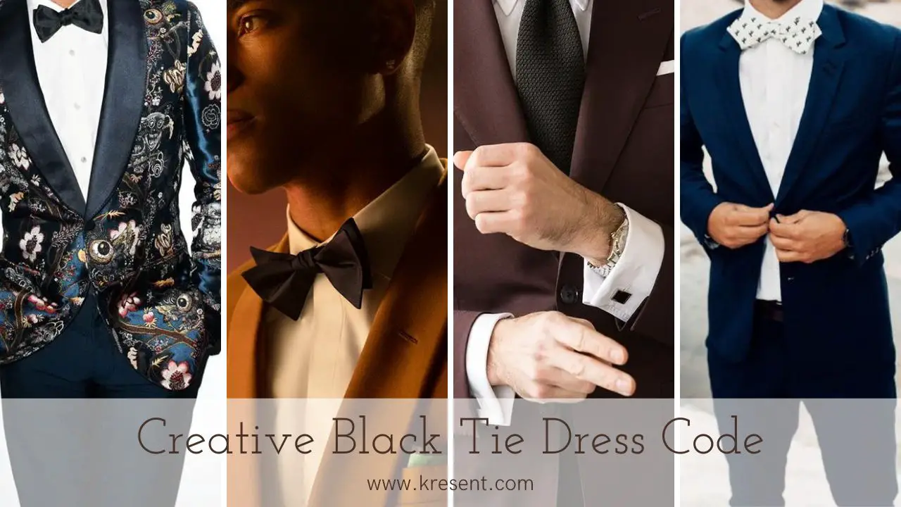 Creative Black Tie Dress Code For Men 