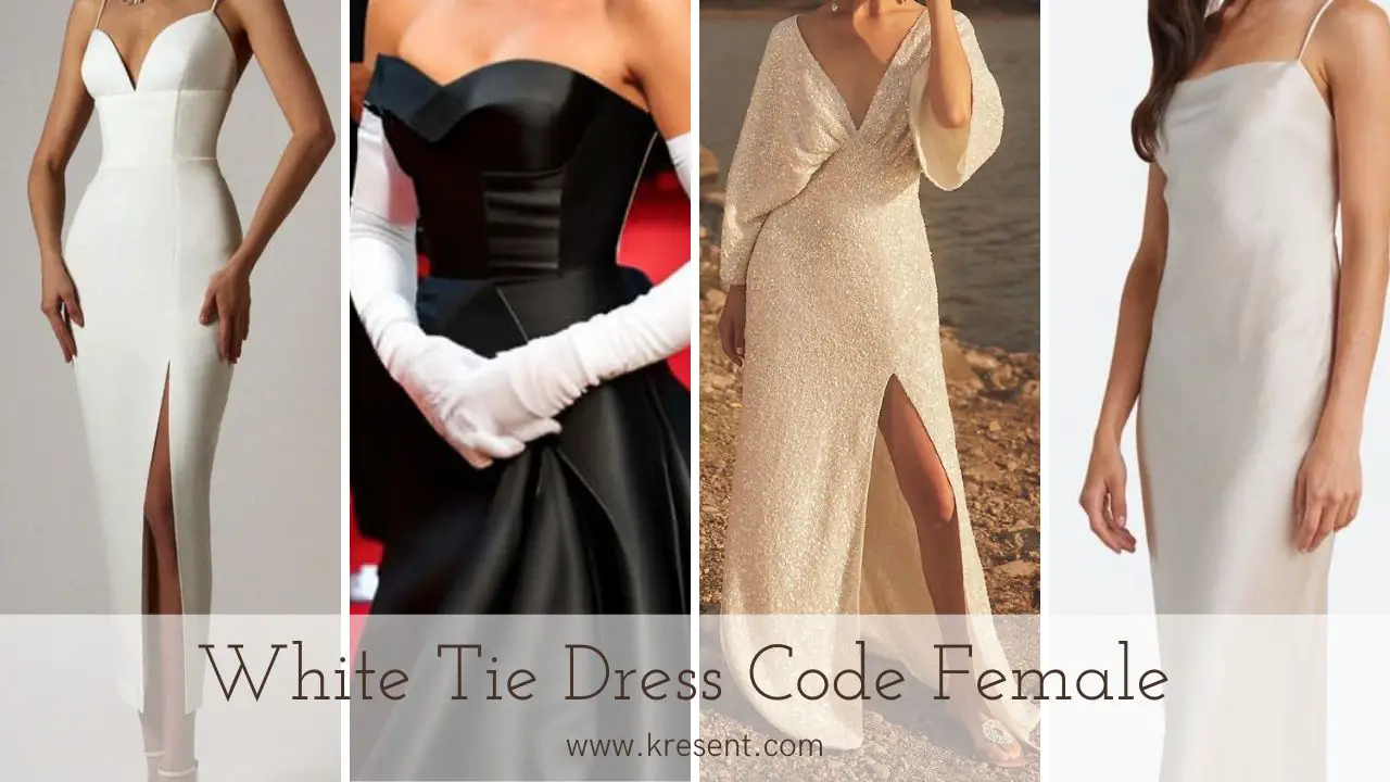 White Tie Dress Code Female 